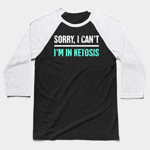 Ketosis | Funny Keto Graphic Baseball T-Shirt by MeatMan